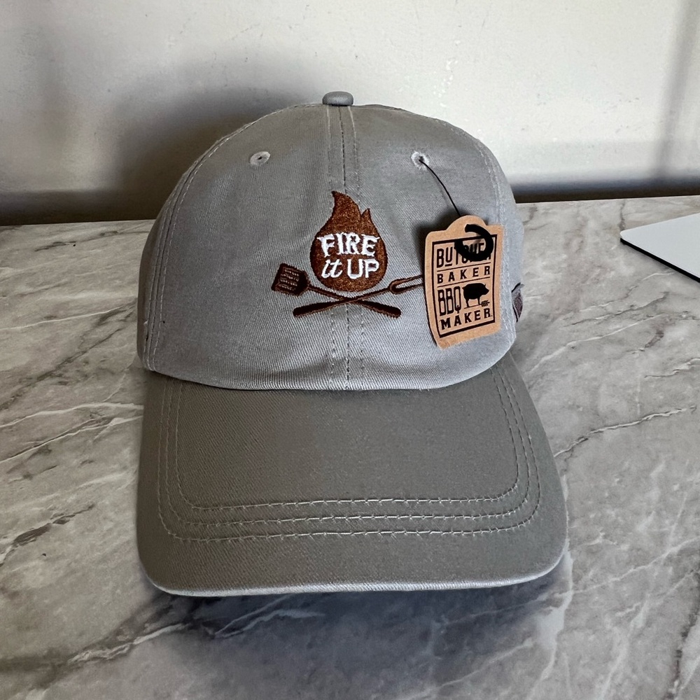 Butcher Baker Gray 'Fire It Up' Cap NWT